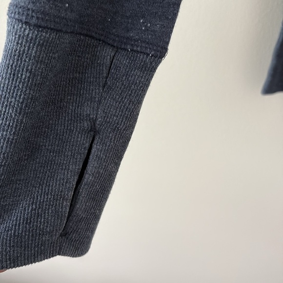 Athleta Balance Pullover Long Sleeve Sweatshirt Speckled Blue Size M - Picture 6 of 12